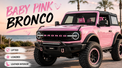 baby pink Bronco