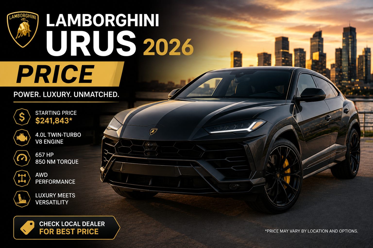 2026 Lamborghini Urus Price: What Will You Actually Pay?